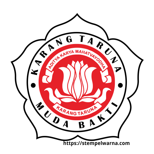 Contoh Logo Stempel karang Taruna Blok Hitam